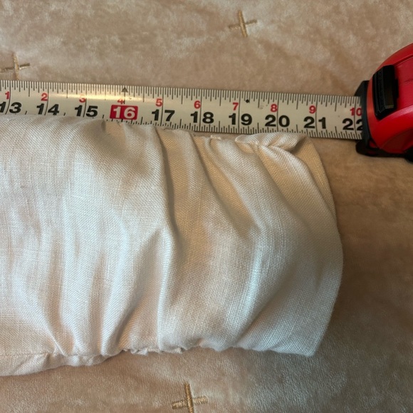 Michael Michael Kors Women's Ruched Sleeve White Linen Blazer Sz 16 - Picture 7 of 14